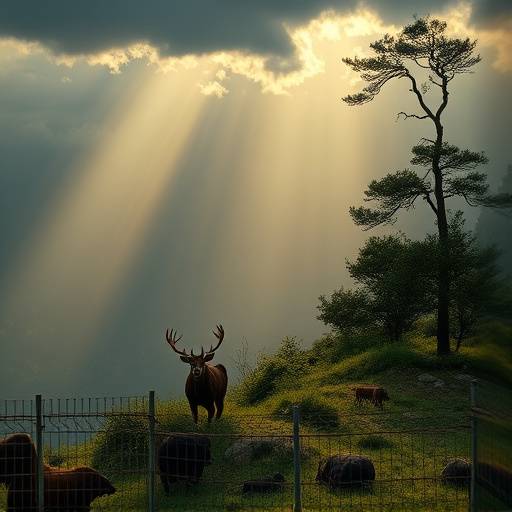 Image d'un documentaire animalier avec des paysages naturels à couper le souffle.